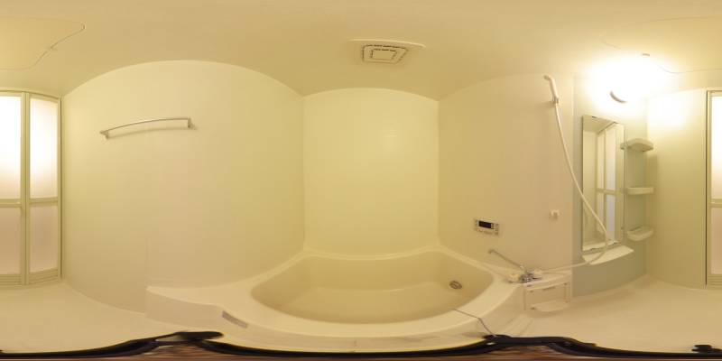 パノラマ画像バスルーム