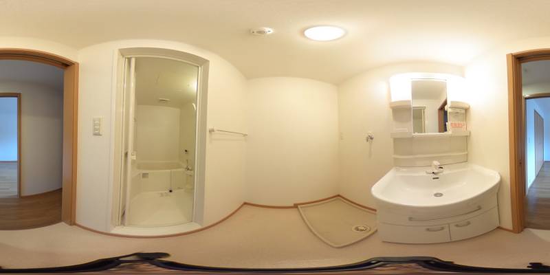 パノラマ画像洗面所