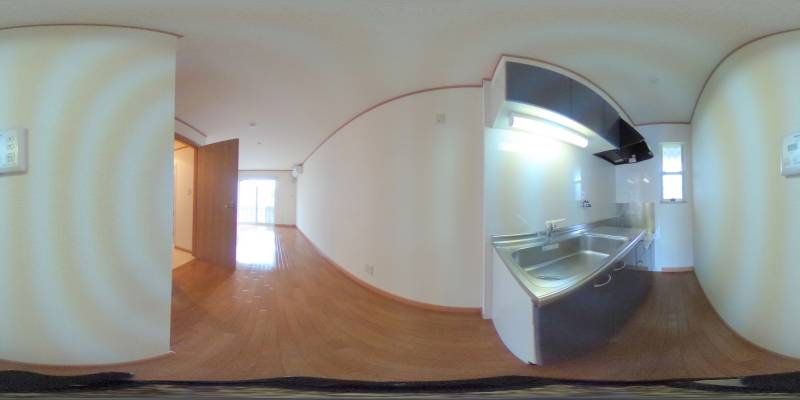 パノラマ画像キッチン