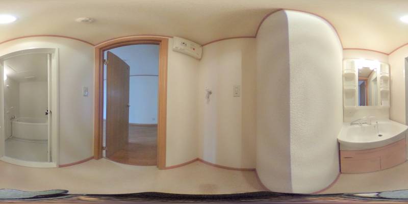 パノラマ画像洗面所