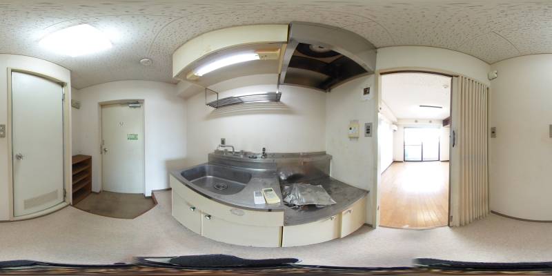 パノラマ画像キッチン