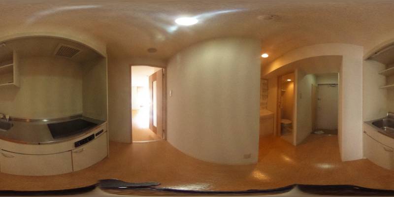 パノラマ画像キッチン