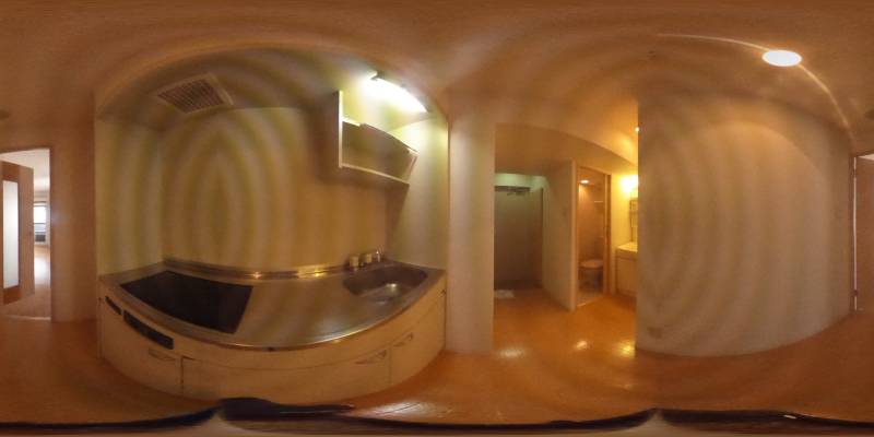 パノラマ画像キッチン