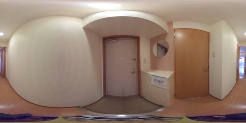 パノラマ画像玄関