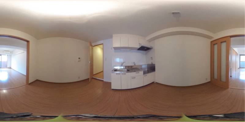 パノラマ画像キッチン