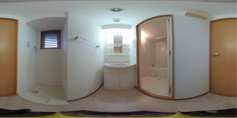 パノラマ画像洗面所