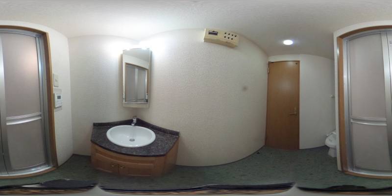 パノラマ画像洗面所