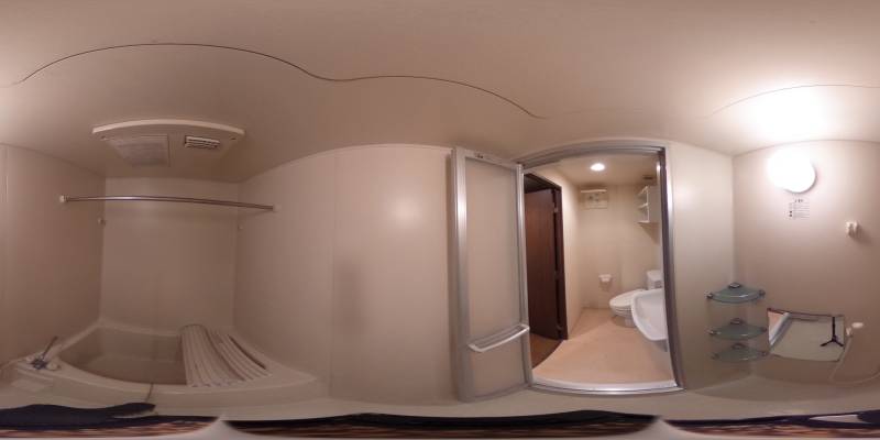 パノラマ画像バスルーム