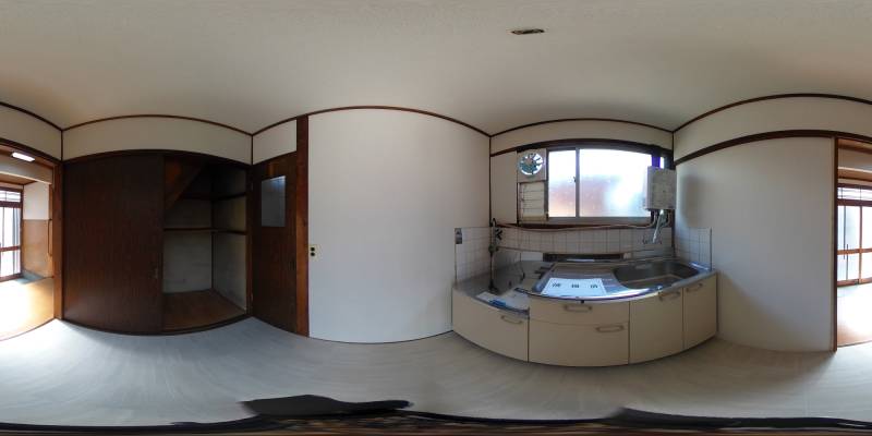 パノラマ画像キッチン