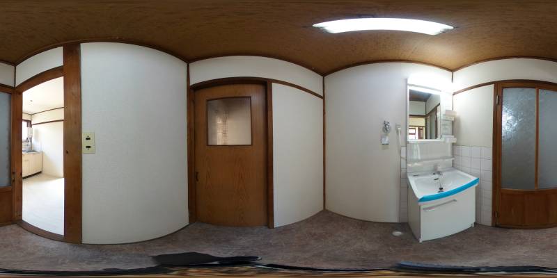 パノラマ画像洗面所