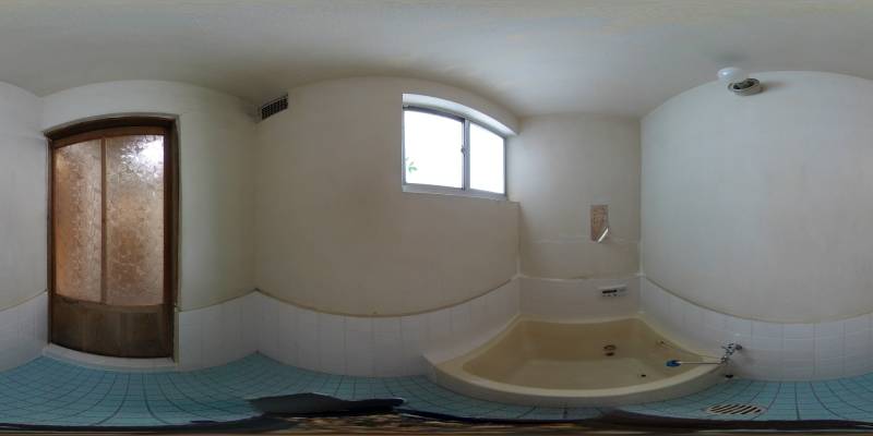 パノラマ画像バスルーム