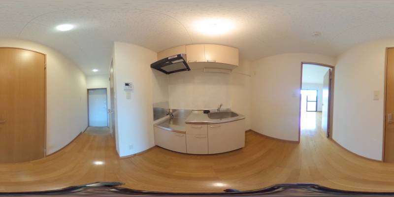 パノラマ画像キッチン