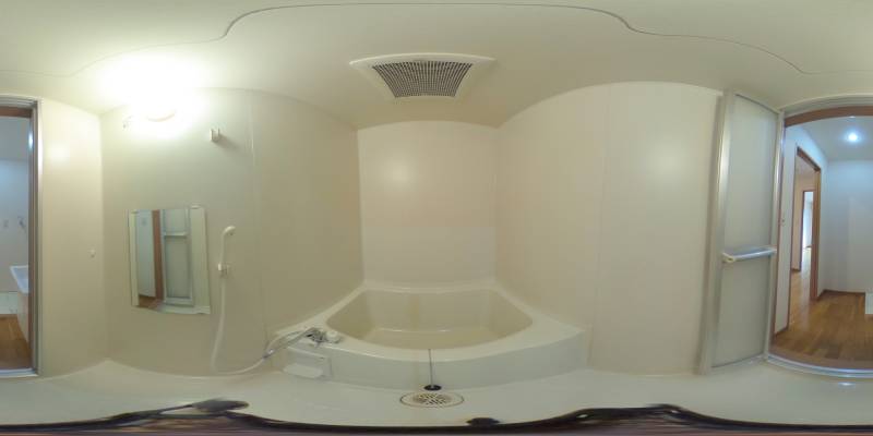 パノラマ画像バスルーム