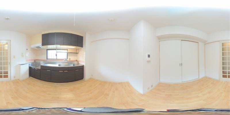 パノラマ画像キッチン