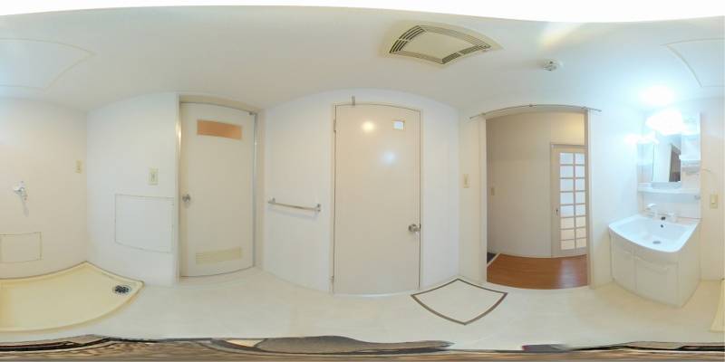 パノラマ画像洗面所