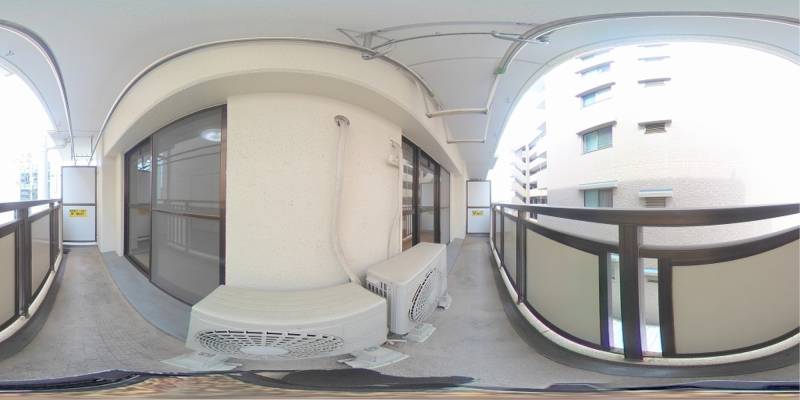 パノラマ画像バルコニー