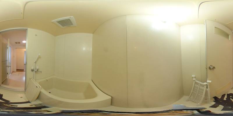 パノラマ画像バスルーム
