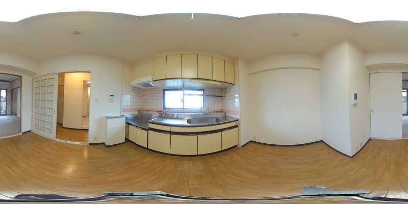 パノラマ画像キッチン