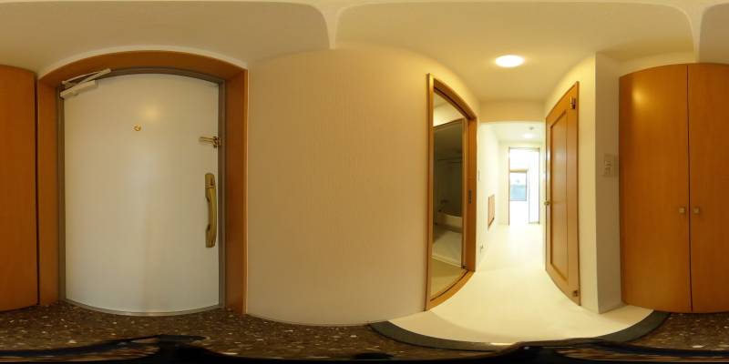 パノラマ画像玄関