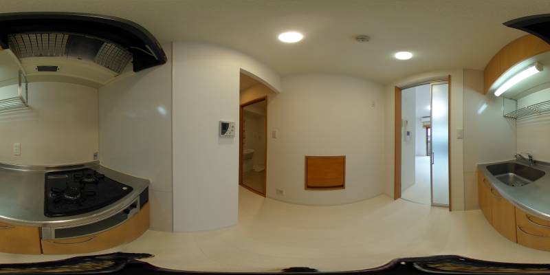 パノラマ画像キッチン