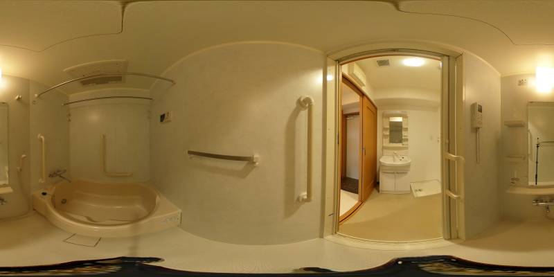 パノラマ画像バスルーム