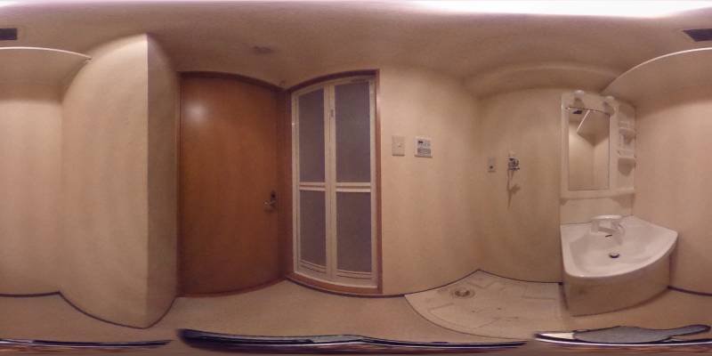 パノラマ画像洗面所
