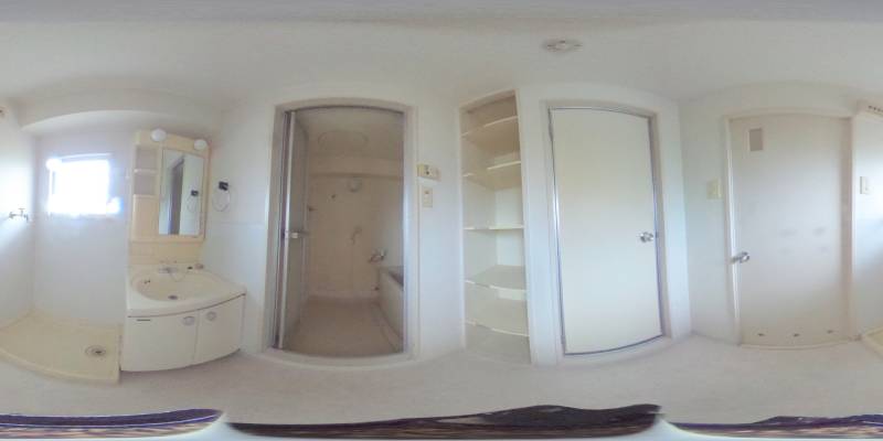 パノラマ画像洗面所