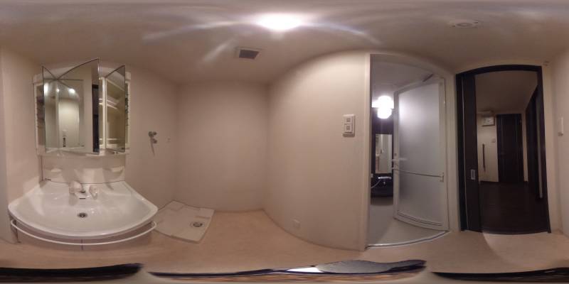 パノラマ画像洗面所