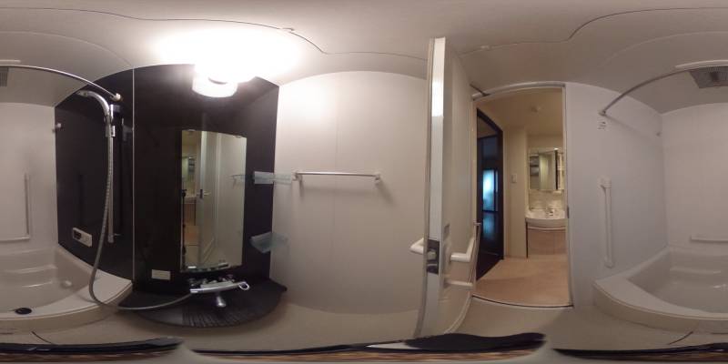 パノラマ画像バスルーム