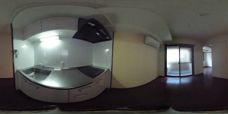 パノラマ画像キッチン