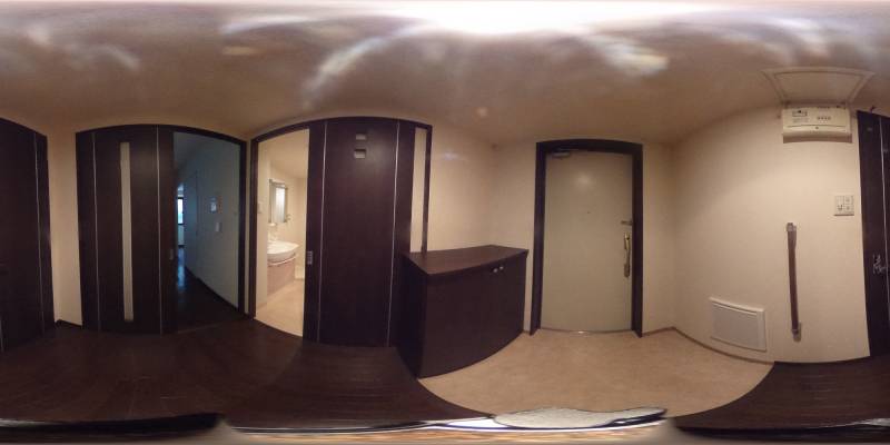 パノラマ画像玄関