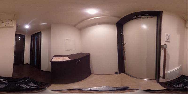 パノラマ画像玄関