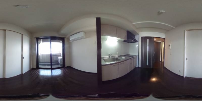 パノラマ画像キッチン