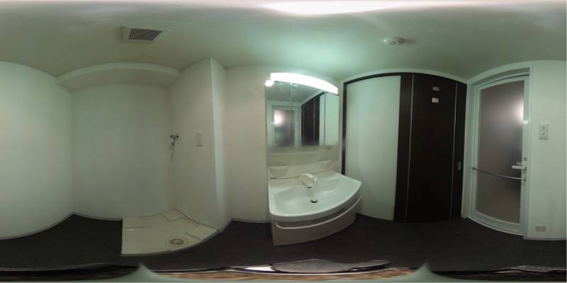 パノラマ画像洗面所