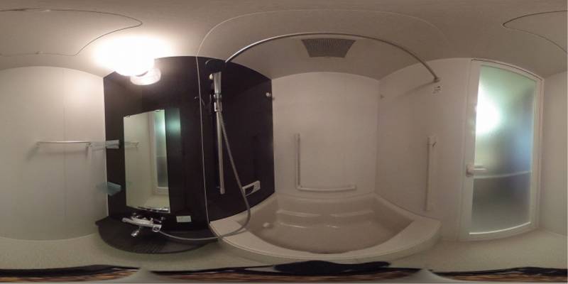 パノラマ画像バスルーム