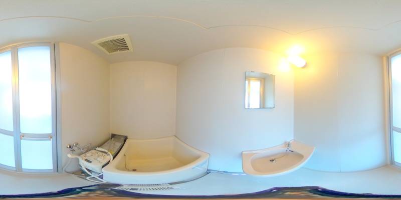 パノラマ画像バスルーム