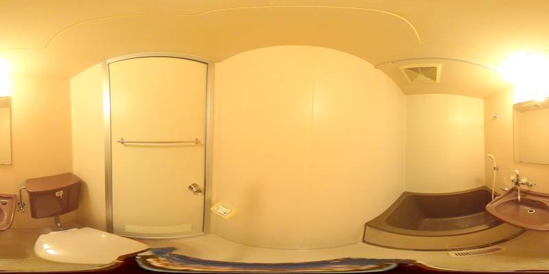 パノラマ画像バスルーム