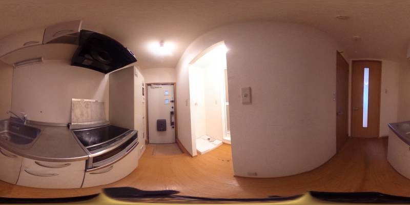 パノラマ画像キッチン