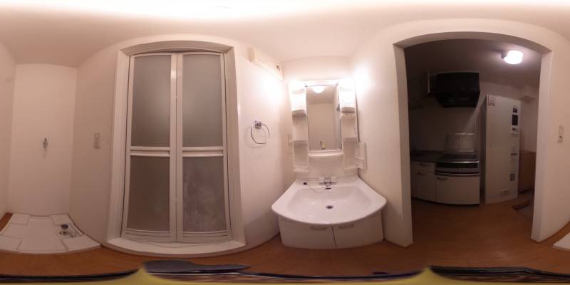 パノラマ画像洗面所