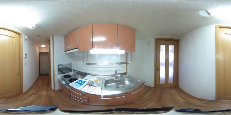 パノラマ画像キッチン