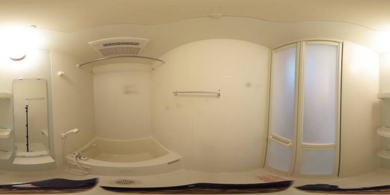パノラマ画像バスルーム