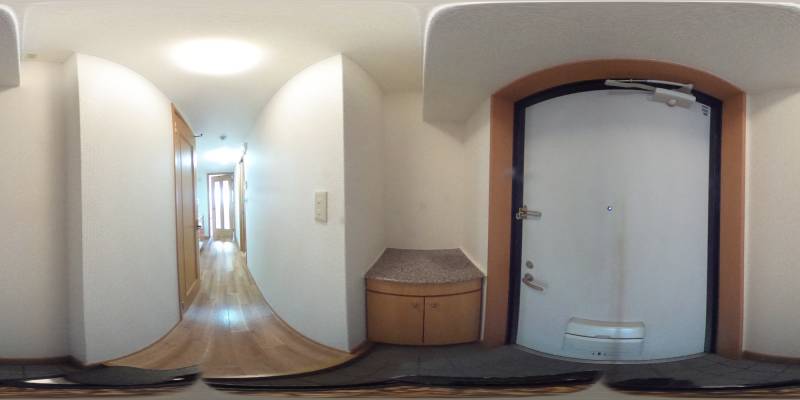 パノラマ画像玄関