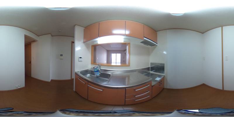 パノラマ画像キッチン