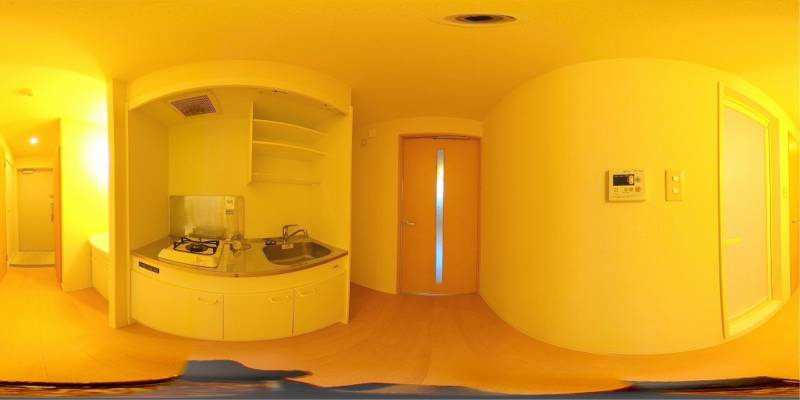 パノラマ画像キッチン