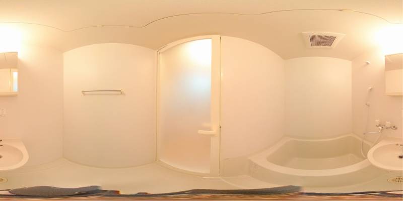 パノラマ画像バスルーム
