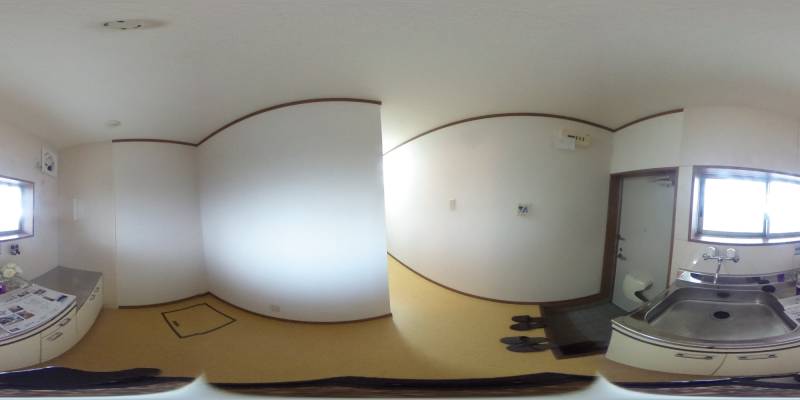 パノラマ画像キッチン