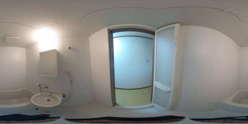 パノラマ画像バスルーム