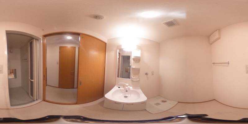 パノラマ画像洗面所