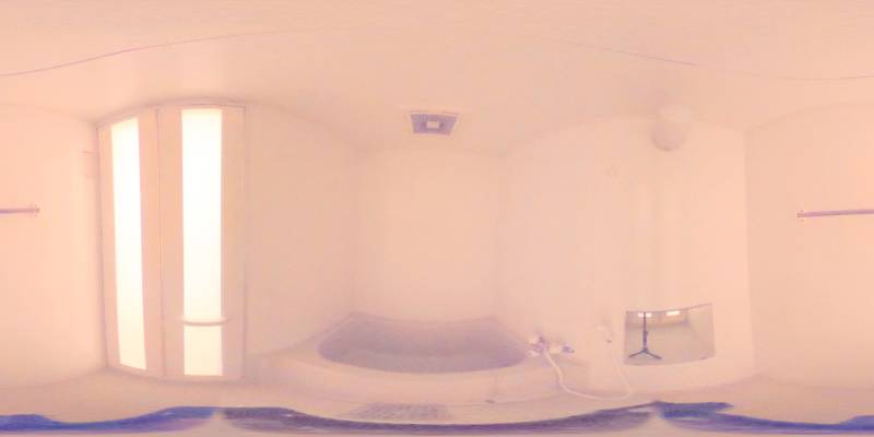 パノラマ画像バスルーム