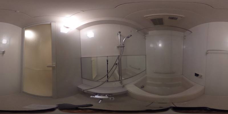 パノラマ画像バスルーム